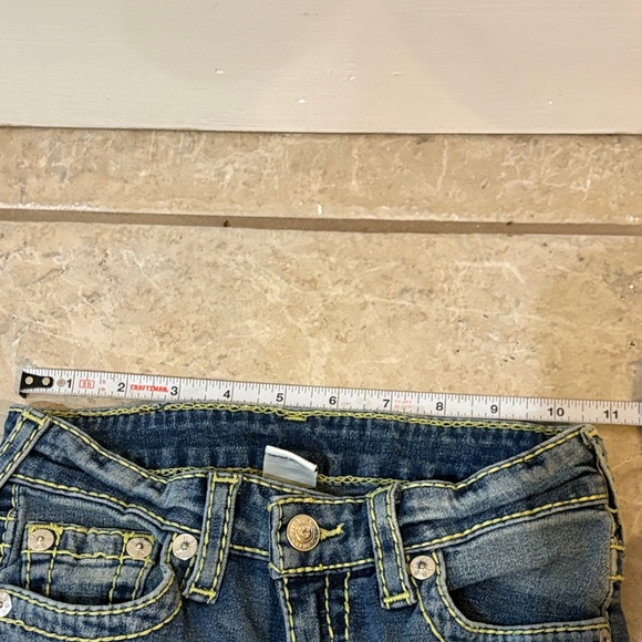 True Religion Girl Adjustable waist size 7 Blue Jeans - Picture 7 of 7